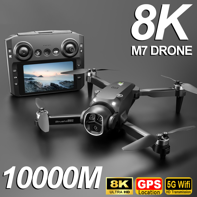 Drone Gimbal Brushless - Drone GPS Xiaomi M7 8K avec