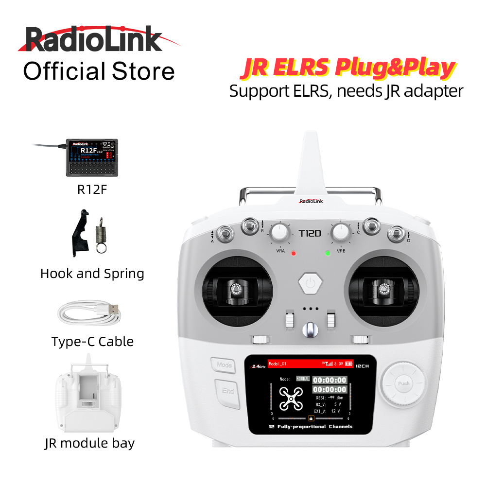 Module RadioLink T12D JR 12CH  - Drone Gimbal Controller avis et prix
