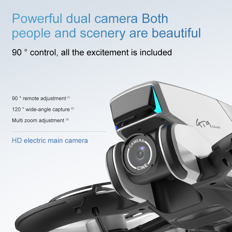 Drone RC pliable GT9 GPS d'ori - Drone Gimbal Brushless avis et prix